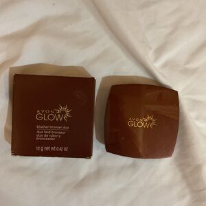 Avon Glow Blusher Bronzer Duo in Pink Glow- Discontimued